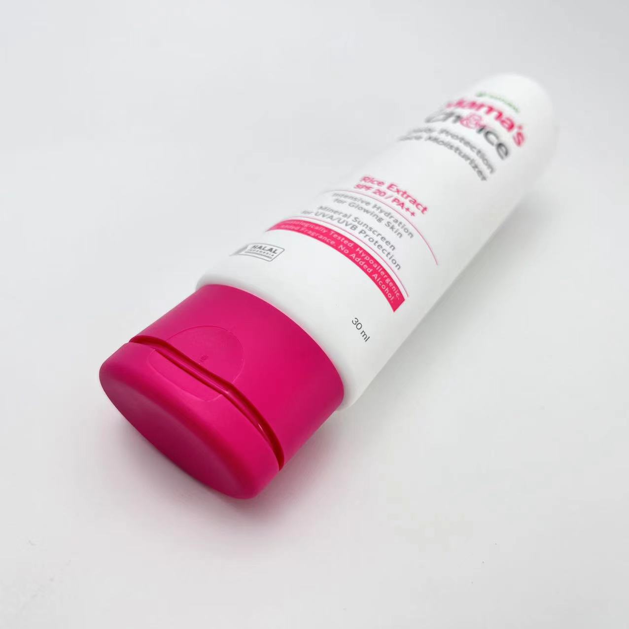 Dia 35mm 30ml Oval Shape Flip Top CapTubes for Sunscreen Packaging 