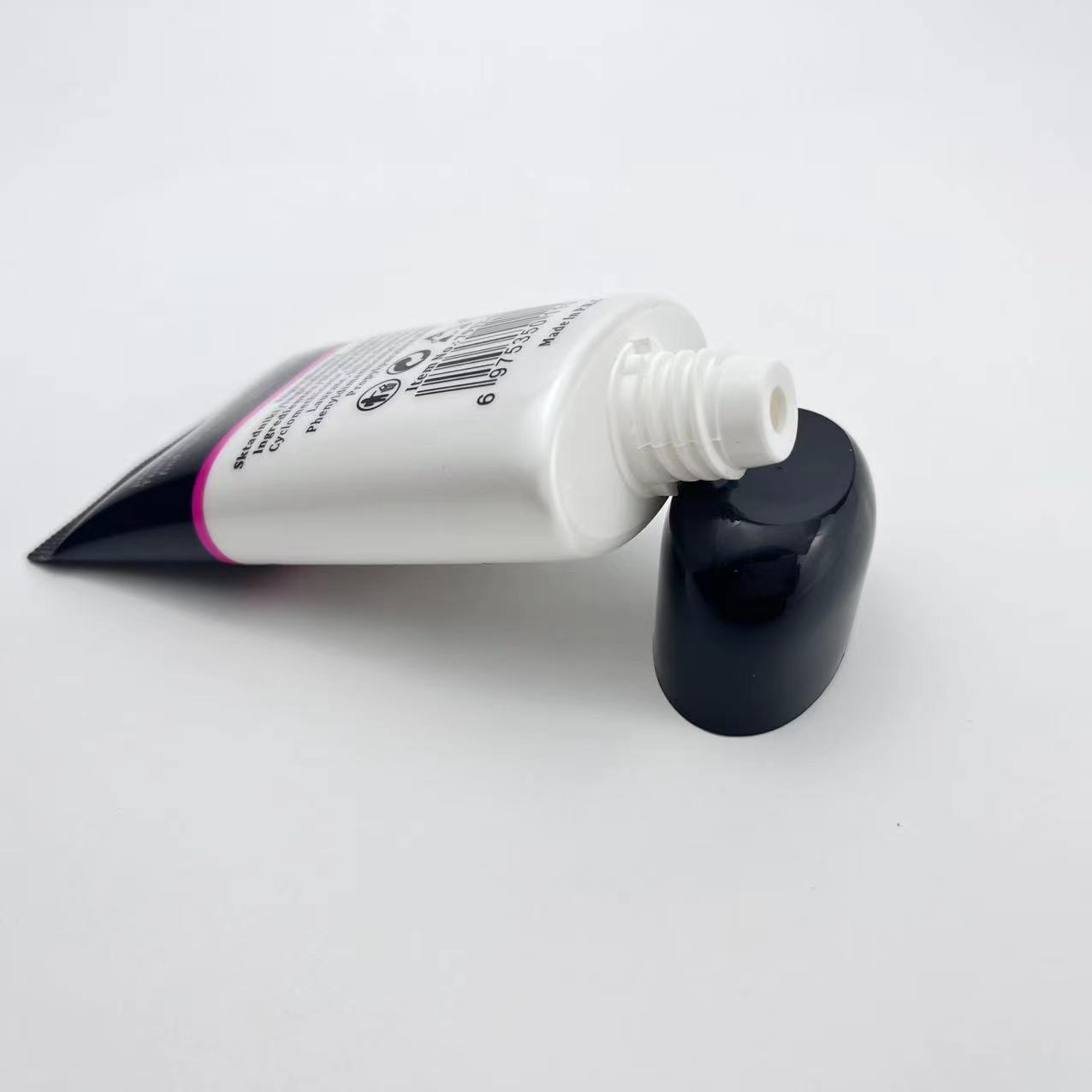 Dia 35mm oval shape Plastic Tube for 15ML Foundation cream packaging 