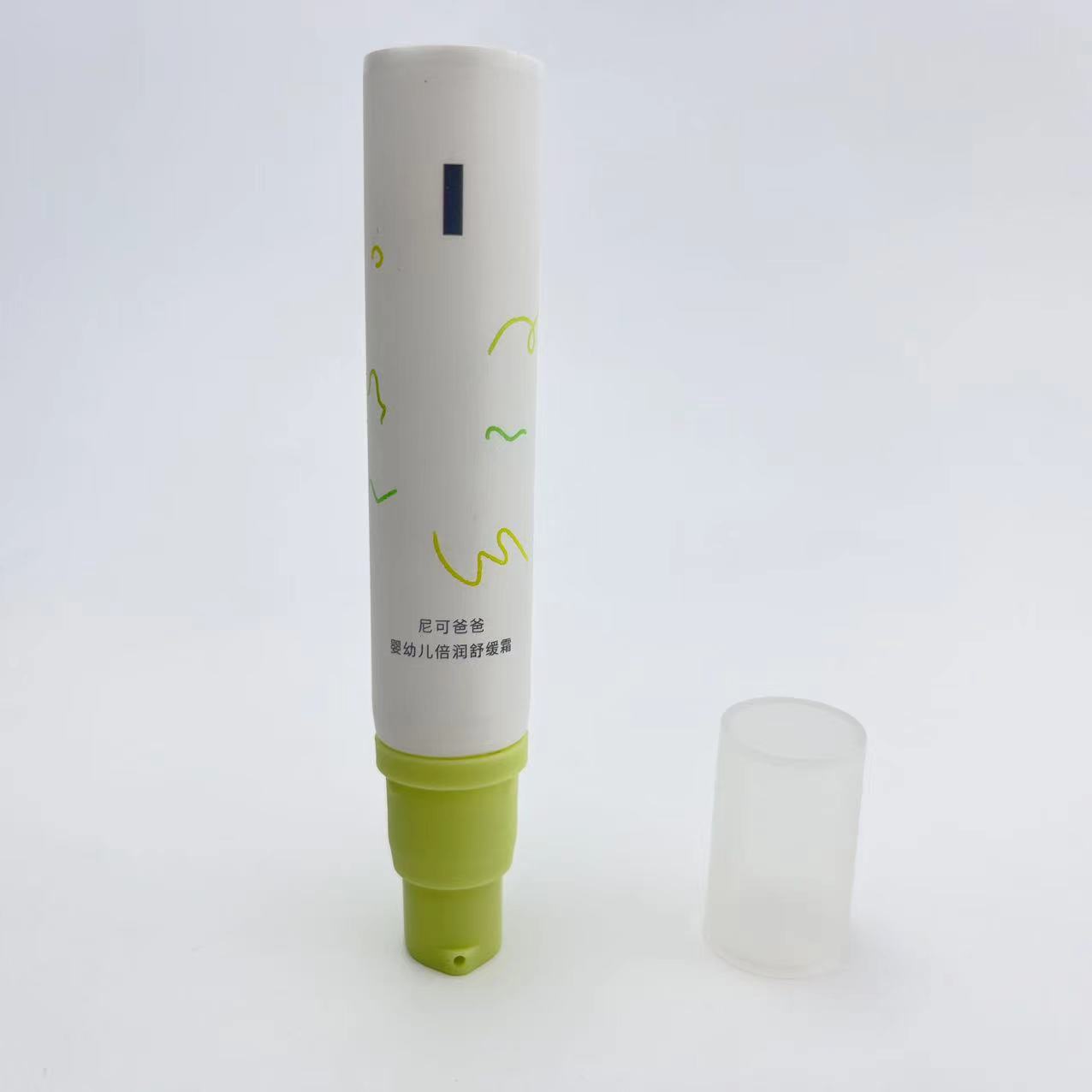 Dia 19mm 15ml Plastic Airless Pump Tube for Skin Moisture Cream Packaging