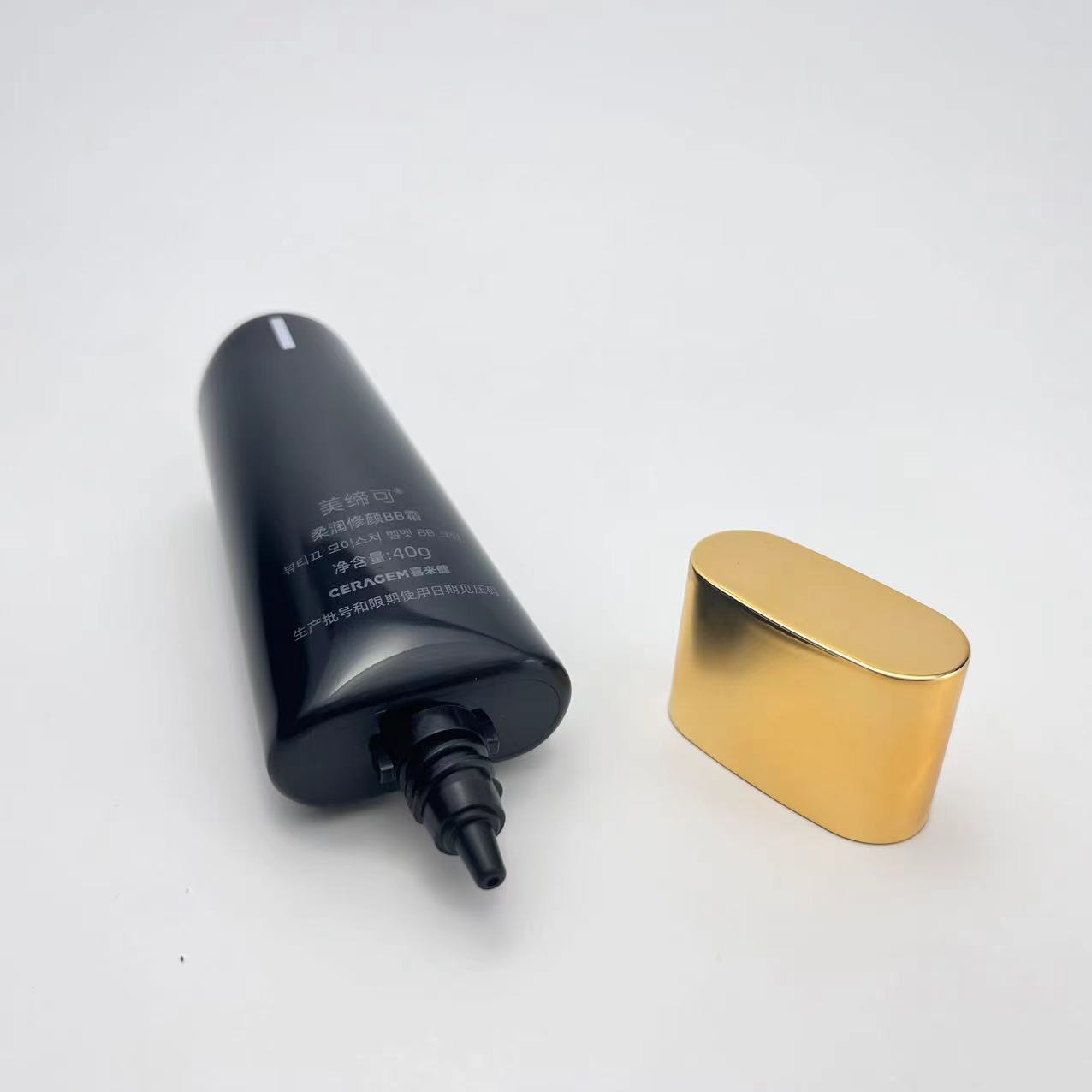 Dia 35mm 40g Oval Shape Plastic Tube for BB Cream 