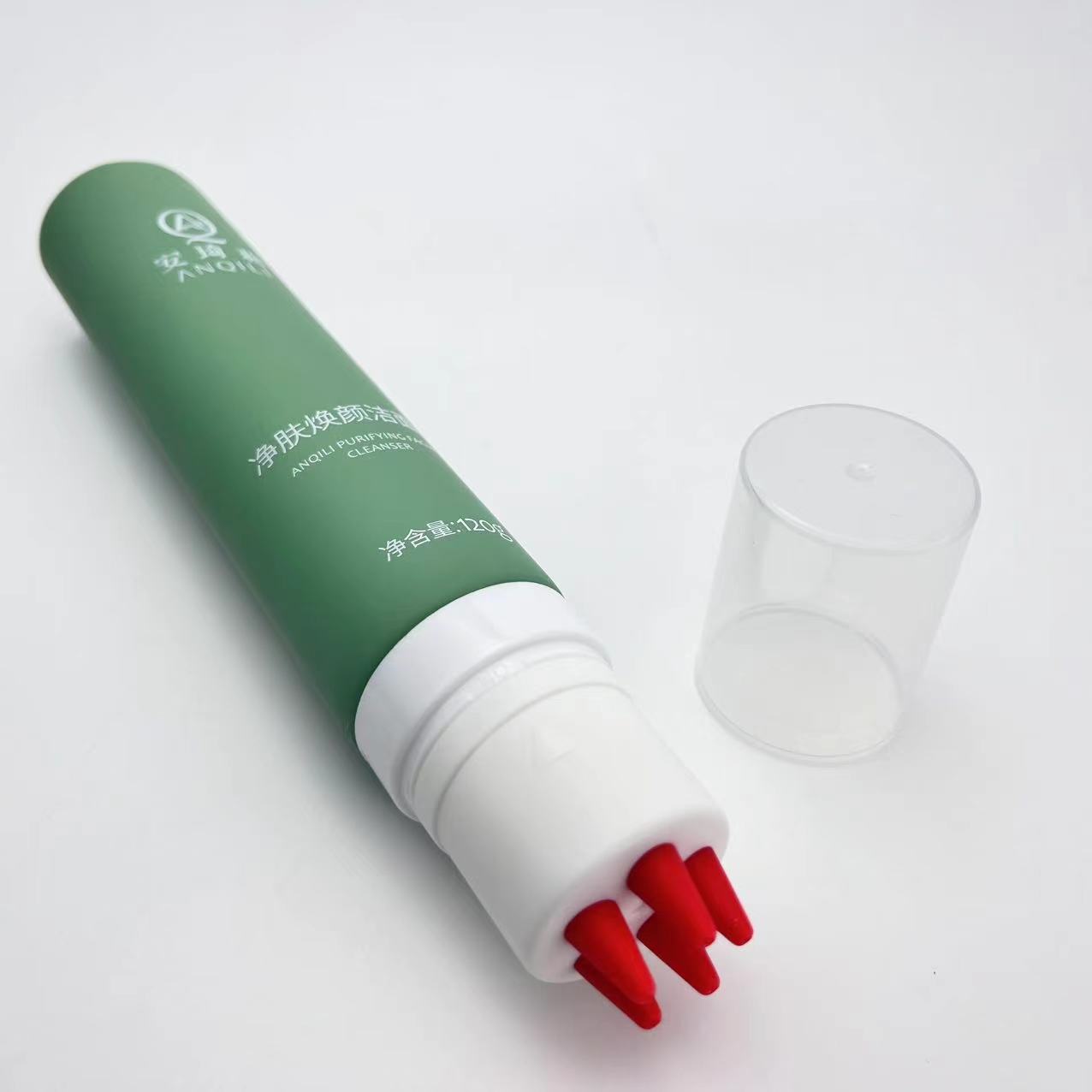 Dia 40mm Scalp Massage Design Tube with Silicone Tips 