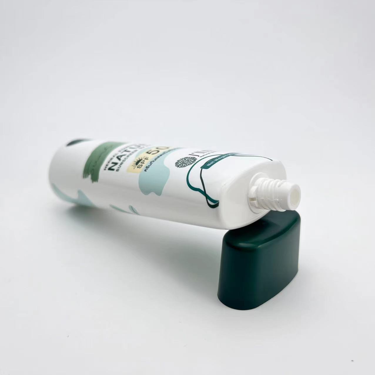 Dia 35mm Oval Shape Plastic Tube for Sunscreen Packaging 