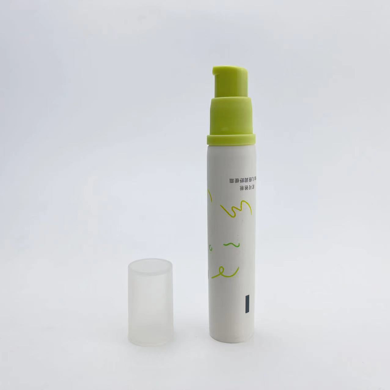 Dia 19mm 15ml Plastic Airless Pump Tube for Skin Moisture Cream Packaging