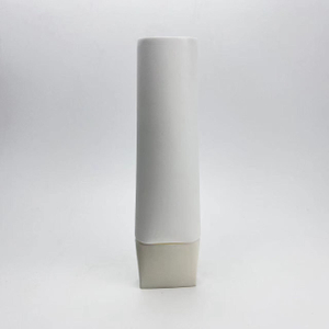 Dia 35mm Super Flat Oval Shape Plastic Tube with Screw Caps