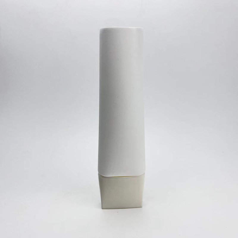 Dia 35mm Super Flat Oval Shape Plastic Tube with Screw Caps