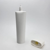 Dia 35mm Super Flat Oval Shape Plastic Tube with Screw Caps