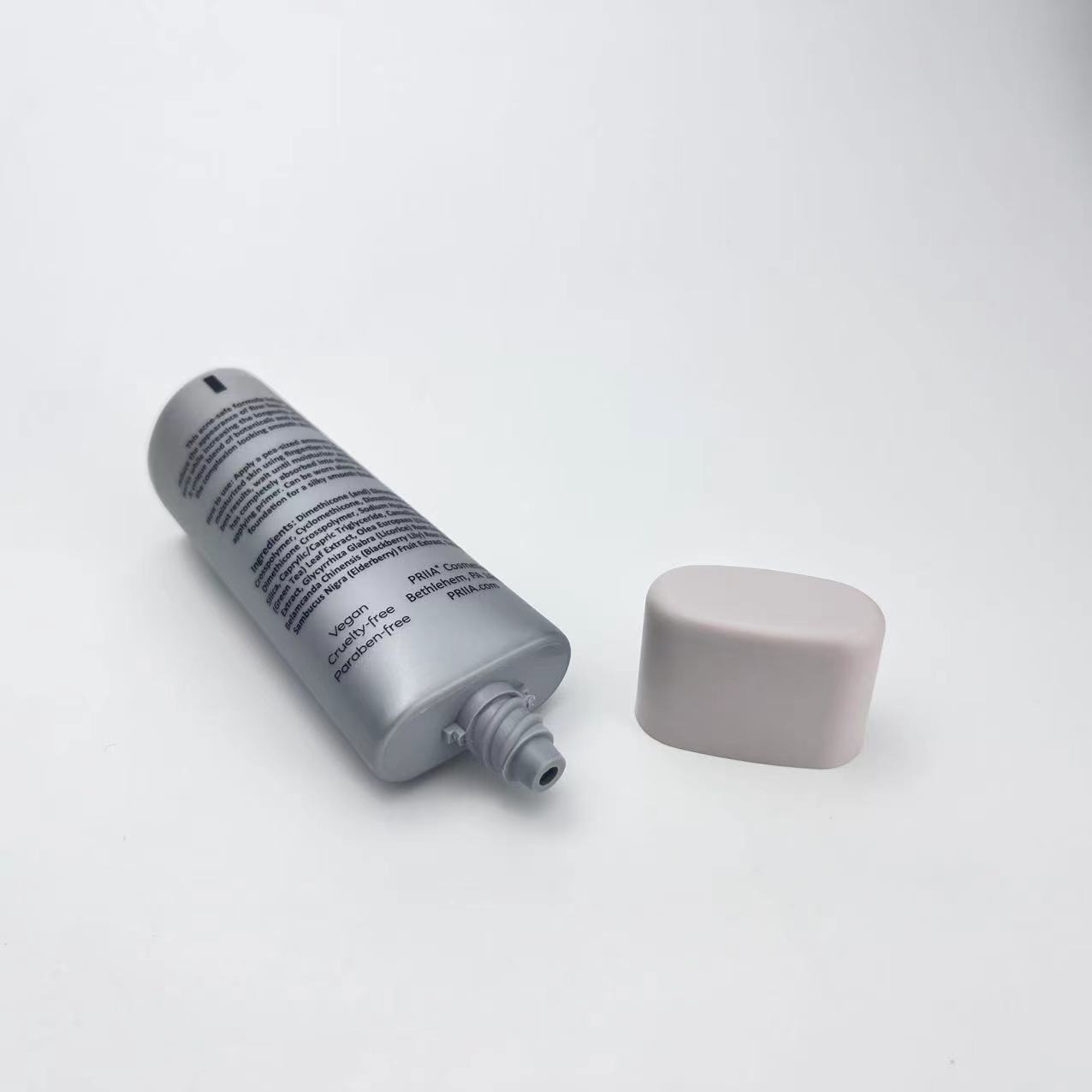 Dia 30mm Super Flat Oval Shape Plastic Tubes with Ovla Screw Caps 