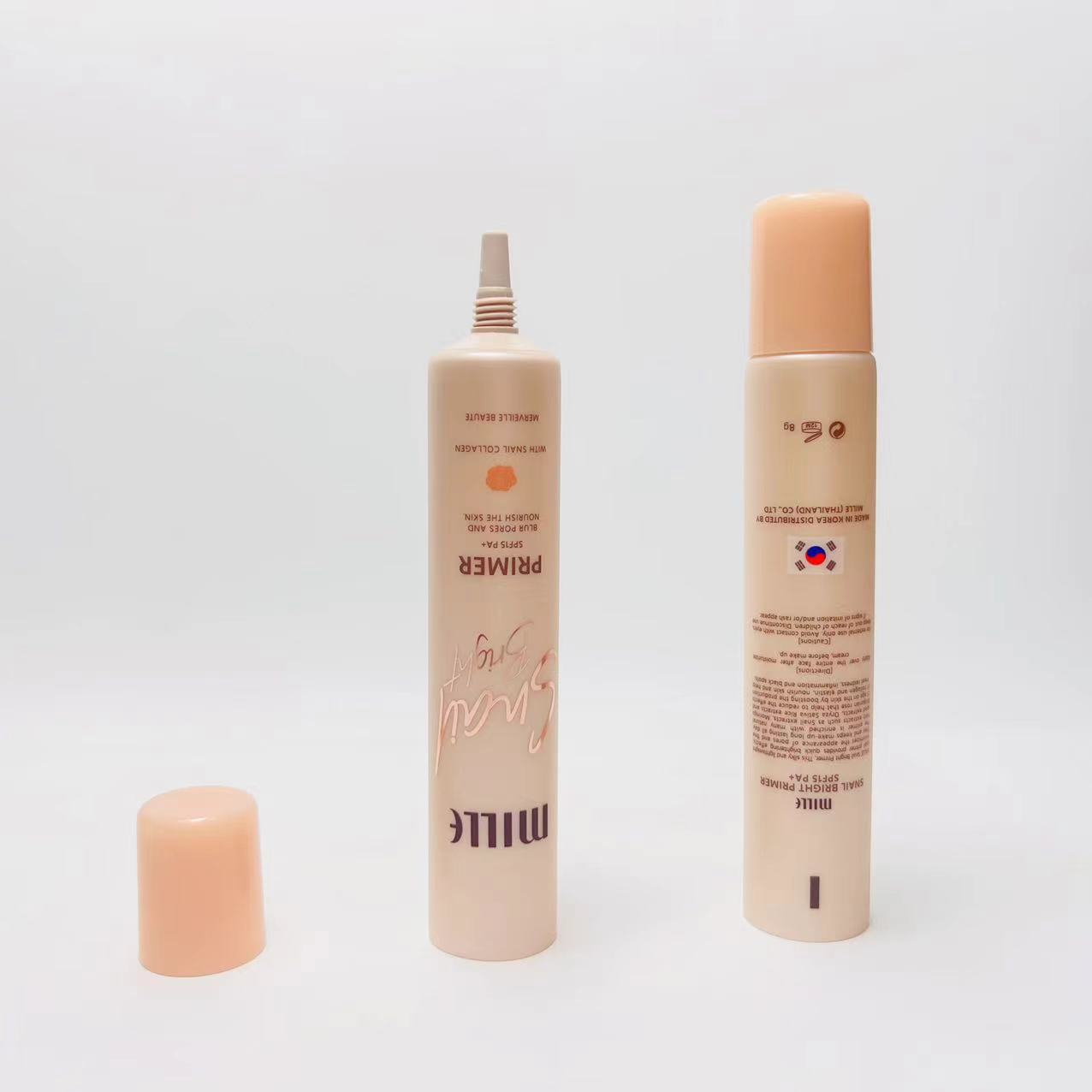 Dia 19mm Bullet Head with Stand Up Caps for eye cream packaging use