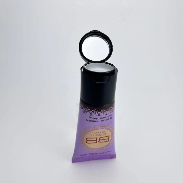 Dia 30mm 30ML BB Cream + 2g Lip Balm Make Up Tubes with Mirro on cap