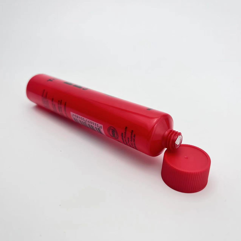 D25mm Plastic Tubes with Ribbed Screw Caps 