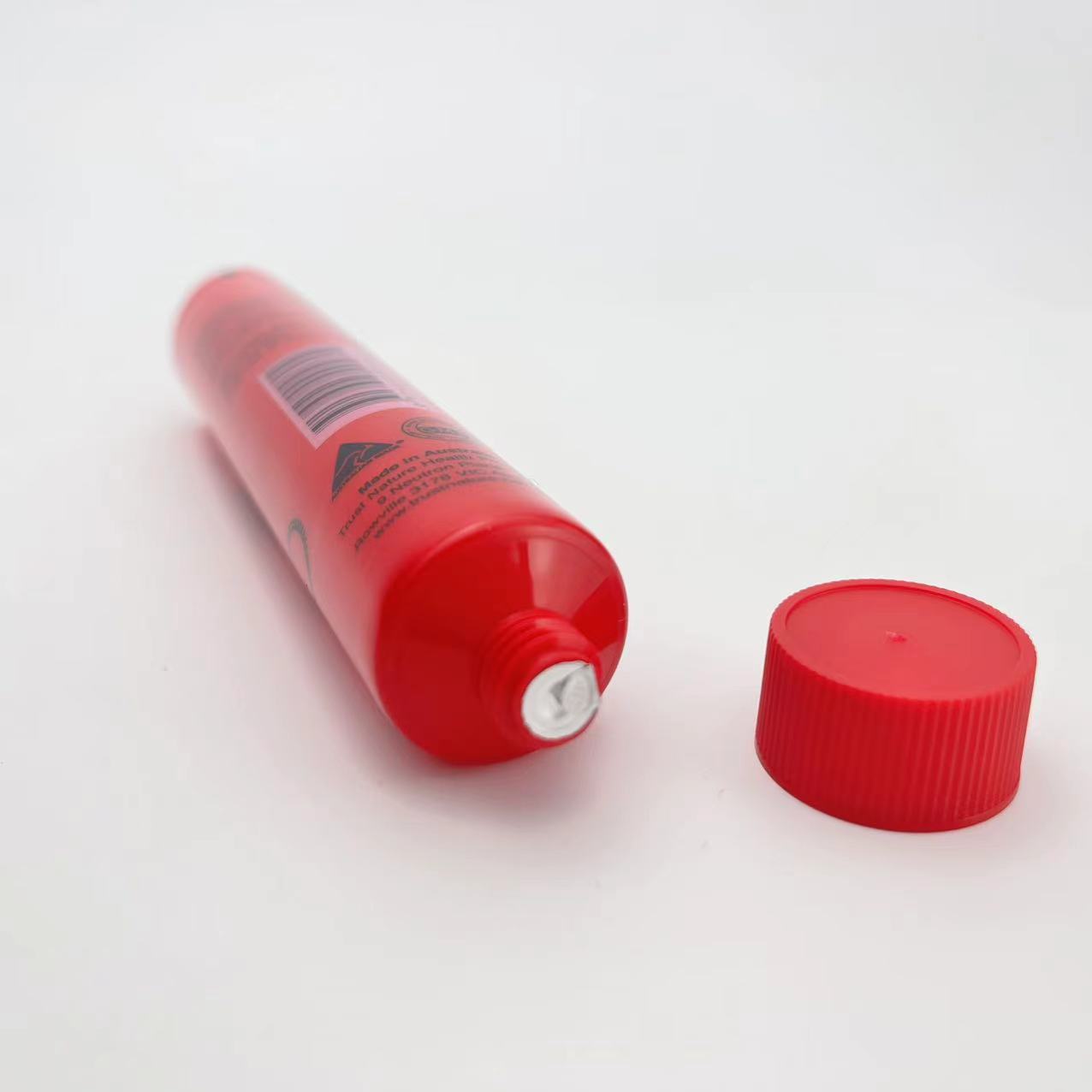 D25mm Plastic Tubes with Ribbed Screw Caps 