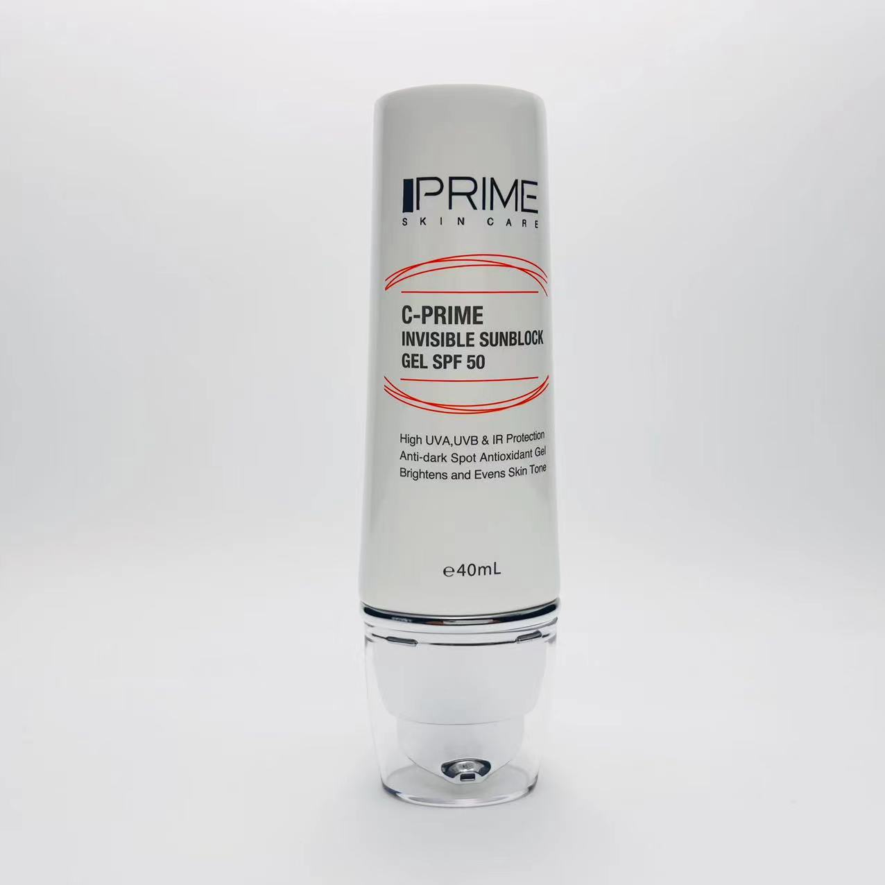 Dia 35mm 40ml Sunblock Gel OVAL Shape Plastic Pump Tubes 