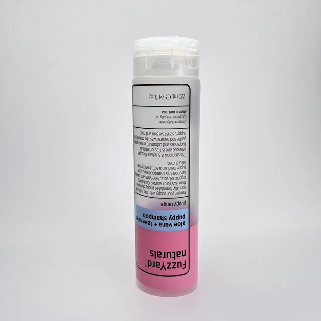 220ML Puppy Shamp Packaging Tubes with Flip Top Caps